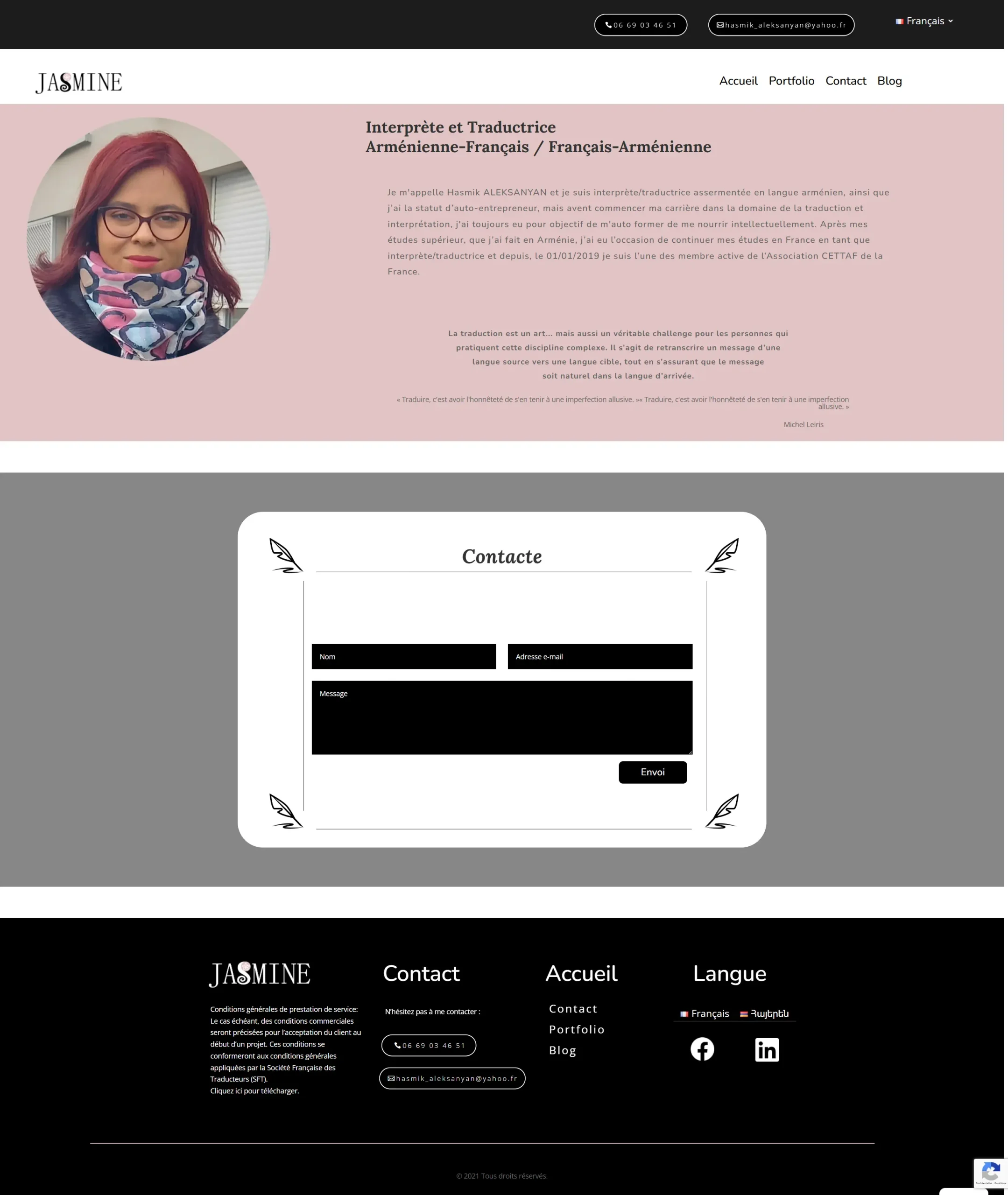 Projet de JASMINE vfr page contact Anatoli ARSHAKYAN scaled